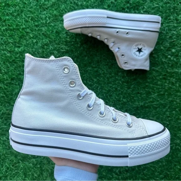 🎁Converse Chuck Taylor All Star Lift Hi Barely Grey - Picture 3 of 8